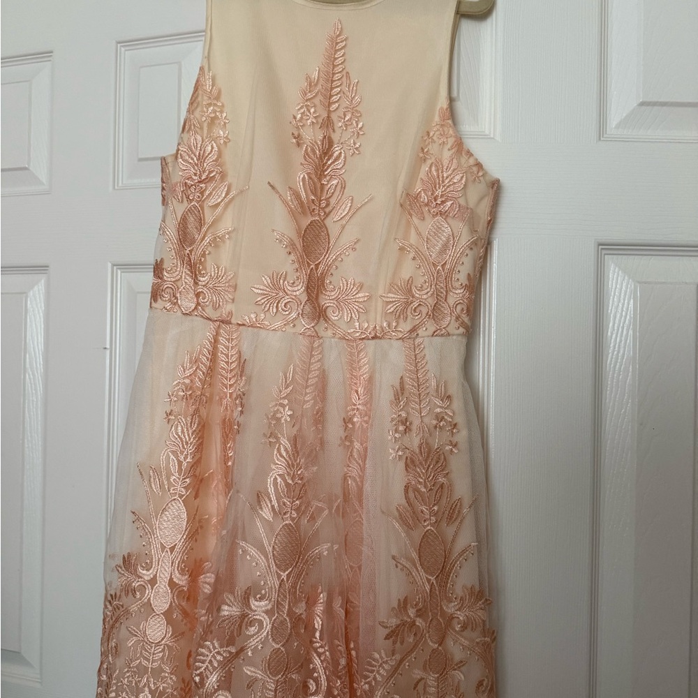 Altar'd State Pink Halter A-line Dress for Weddings